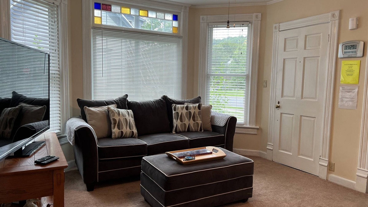 Oneonta Apartment | 96 Spruce - Charming apartment in downtown Oneonta w/hot tub