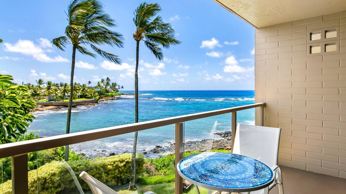 Poipu Condo | A Beautiful Condo at the Waters Edge with a Great View