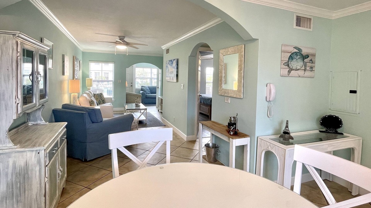 Indian Shores Resort | A Bldg.1st floor.No stairs,Pool,Intracoastal outside your door! Beach easy walk.