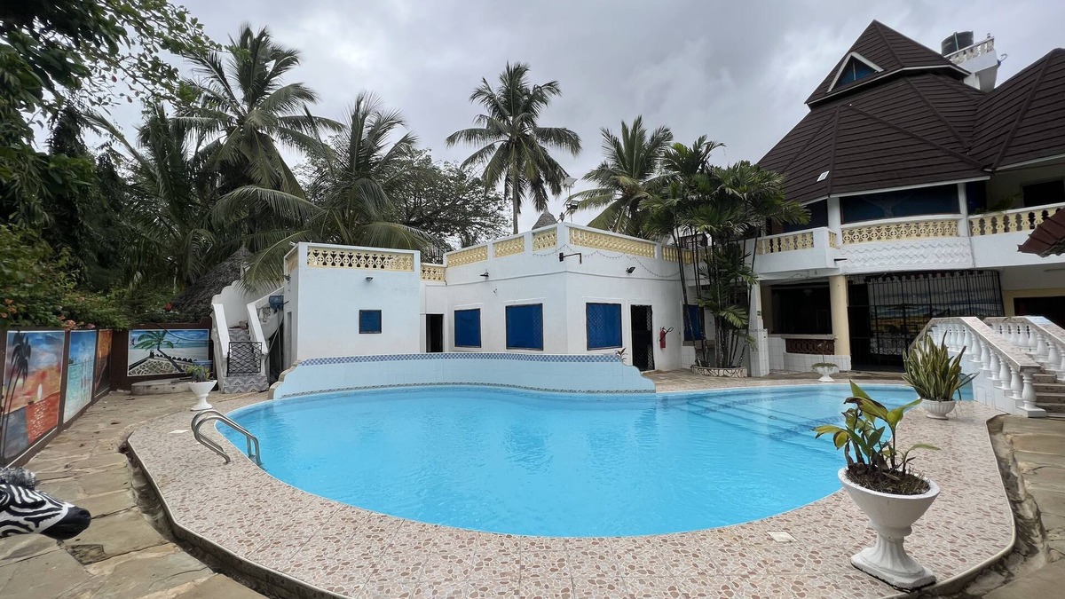 Galu Beach Villa | A Charming 6 bedroom villa with swimming pool in Diani