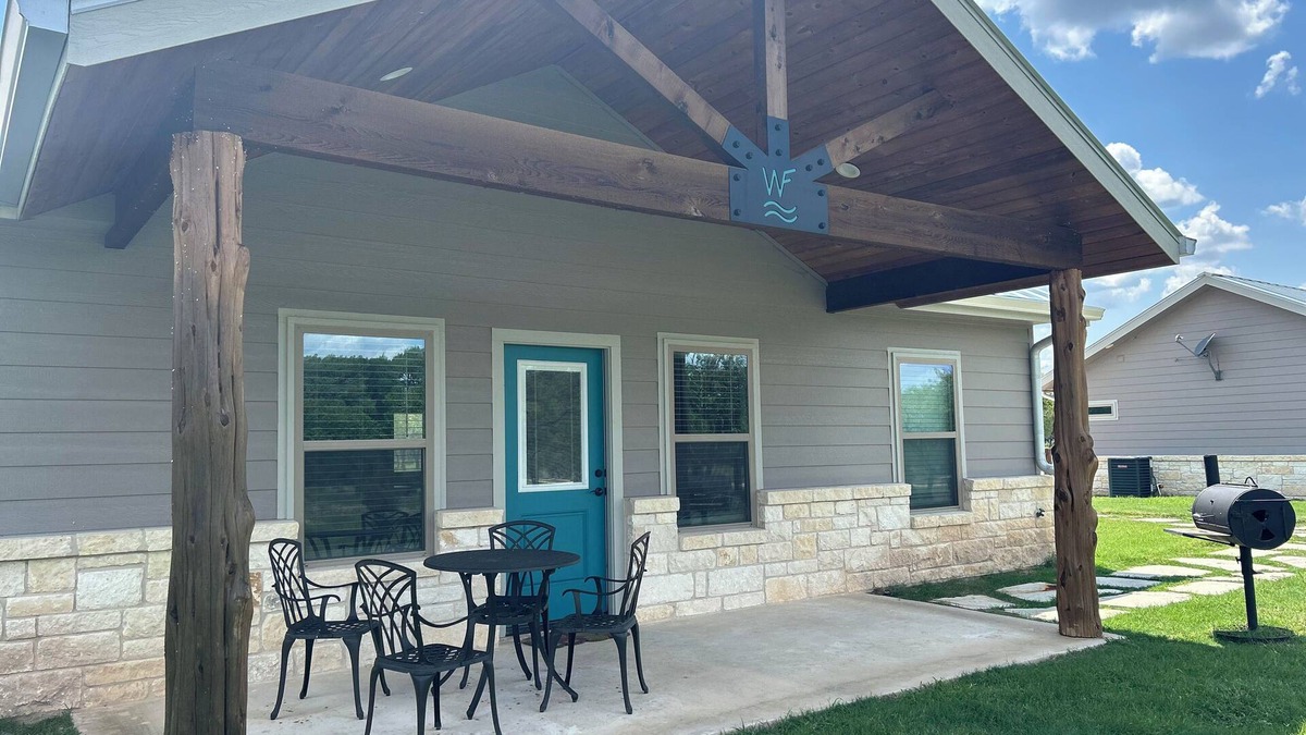 Rio Frio Cabin | A cozy 2 bed 2 bath cabin In Leakey Tx on 140 Acres with 2,000 FT of River Front