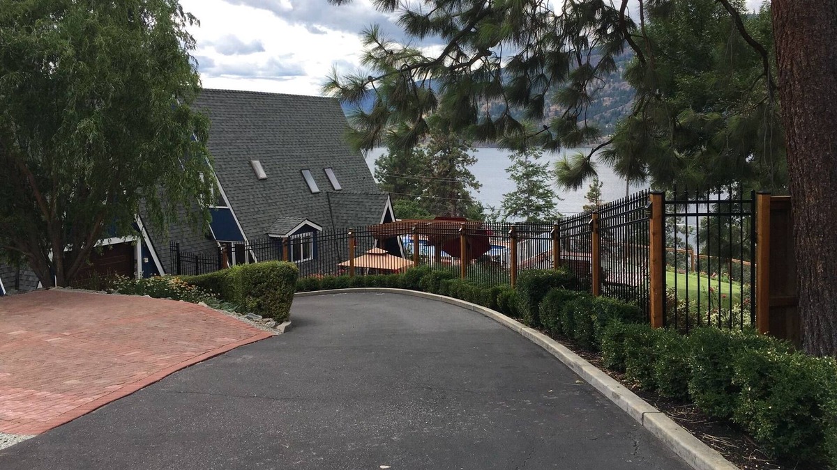 Central Okanagan Cottage | A-Frame Cottage with great lake views and above ground pool