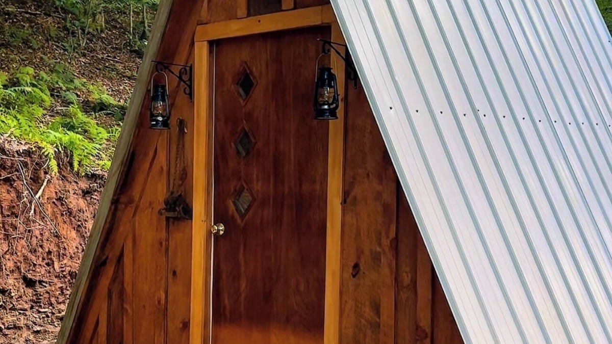 Shinglehouse Cabin | A-Frame Tiny Cabin