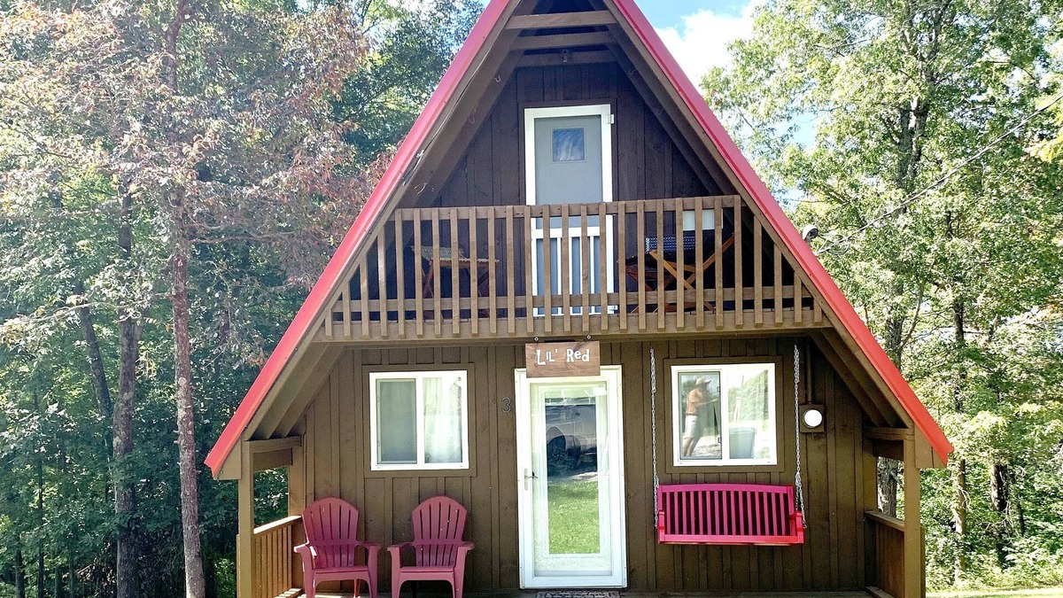 Wellington Cabin | A-Frame with outdoor barrel sauna near Cave Run Lake!