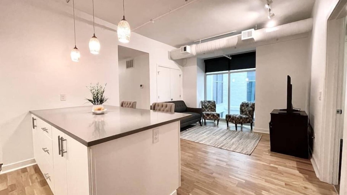 Downtown Omaha Apartment | A historic 1,000 square foot Atrium loft in the heart of the Old Market