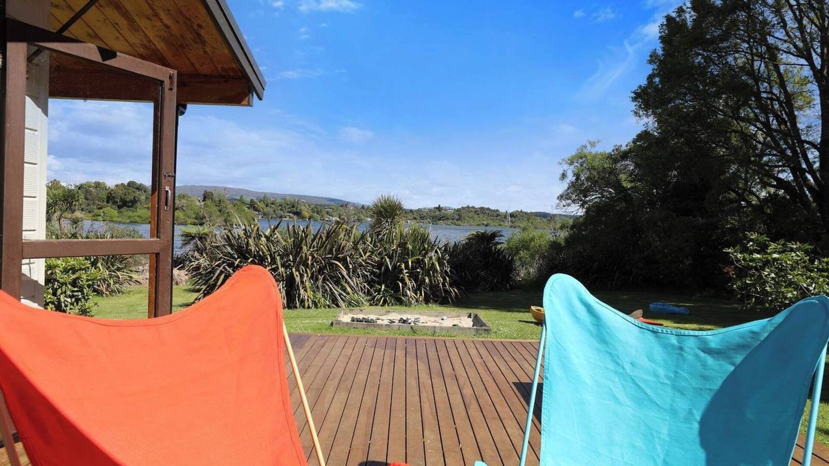 Okere Falls House | A Lakeside Story - Lakefront at Okere Falls