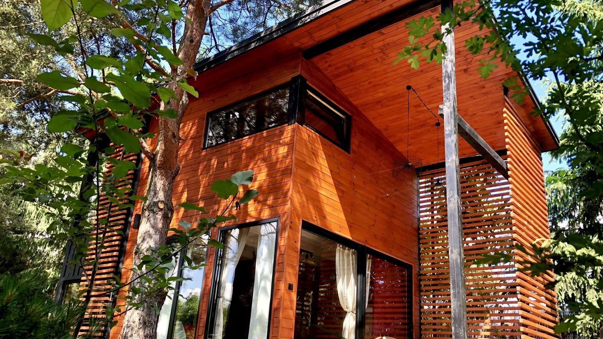 Dlugosiodlo Cottage | A modern house in a beautiful location on the edge of the forest.