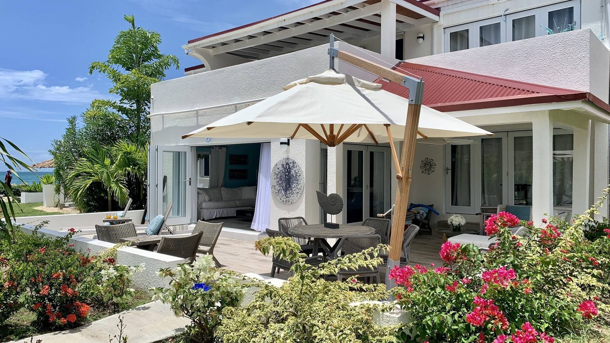 Dickenson Bay Villa | A modern, spacious two storey villa with beautiful in and outdoor living spaces