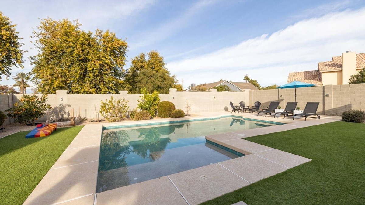Madera Parc House | A Must Gilbert Stay: Heated Pool and Games!
