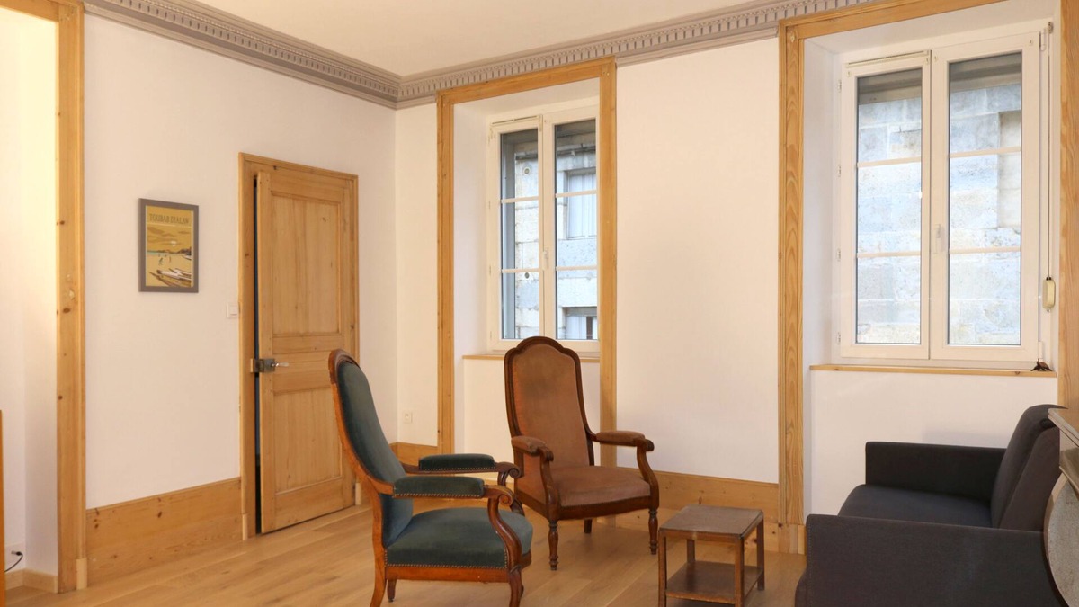 Besancon Apartment | A new apartment with old-world charm in the center of Besançon.