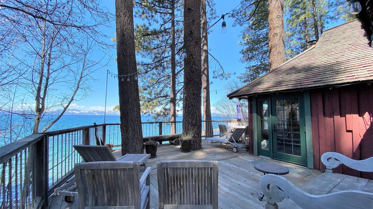 Lincoln Park Cabin | A part of Tahoe History, Original Lake Front Red Cabin (ZC1298)