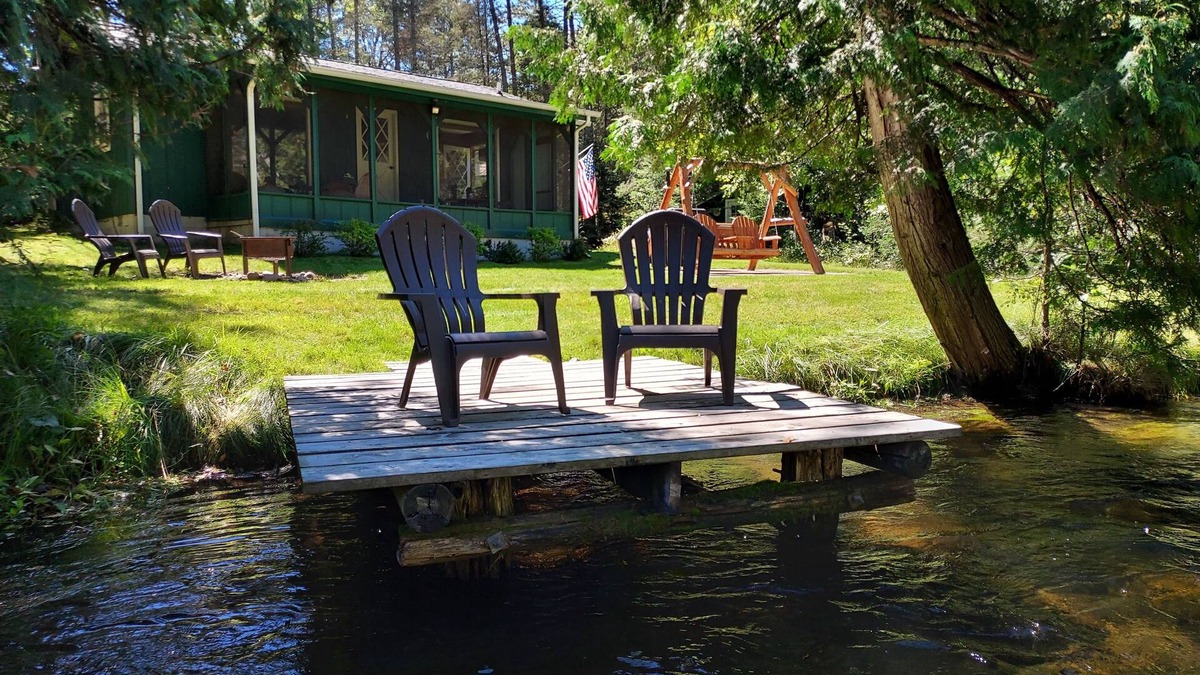 Luzerne Cabin | A Perfect Northern Get-Away On The Scenic Big Creek In Luzerne