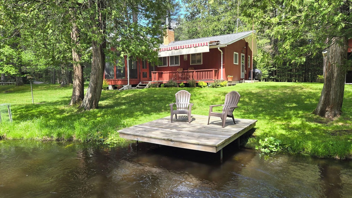 Luzerne Cabin | A Perfect Northern Get-Away On The Scenic Big Creek In Luzerne