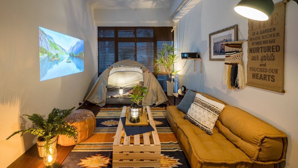 Taketomi-jima Taketomi-cho Apartment | A room where you can enjoy camping With a projec/Ishigaki City Okinawa
