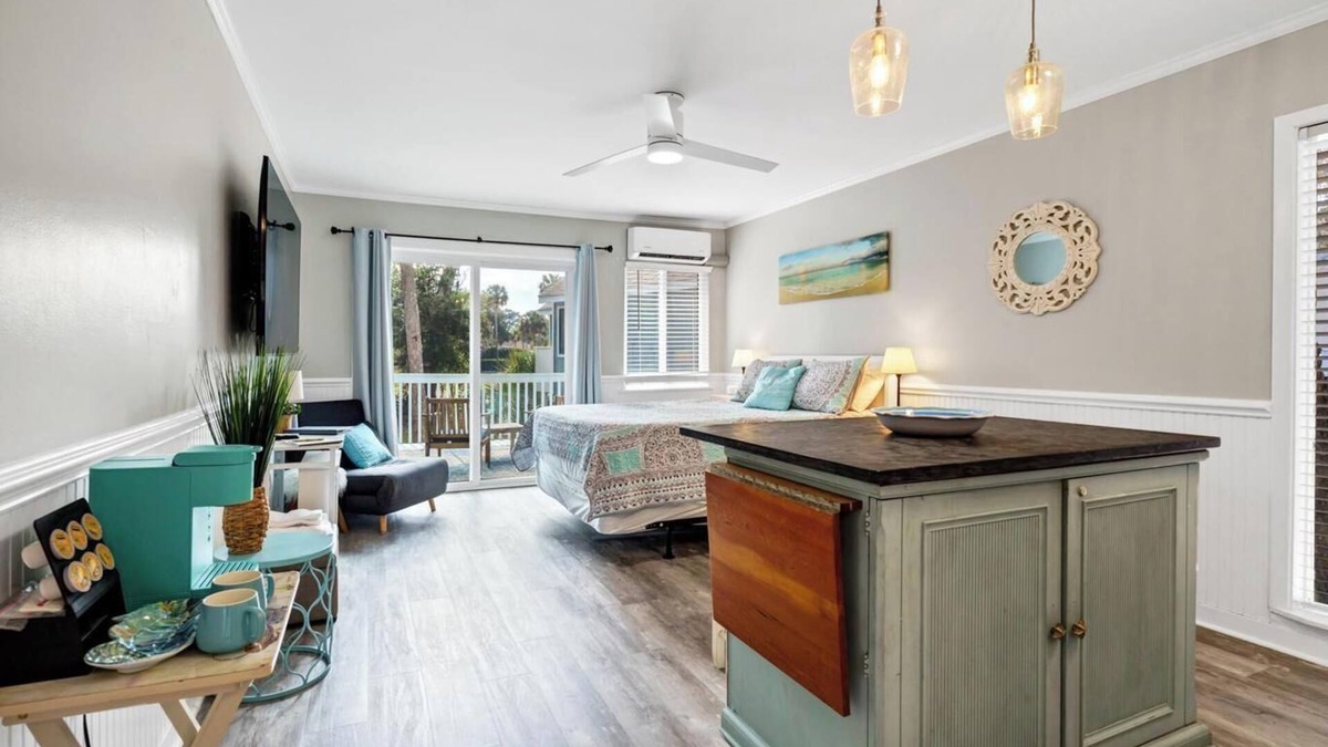 Summerwind Villas Condo | A Room With a View-1 BR Efficiency Condo Close to Everything.