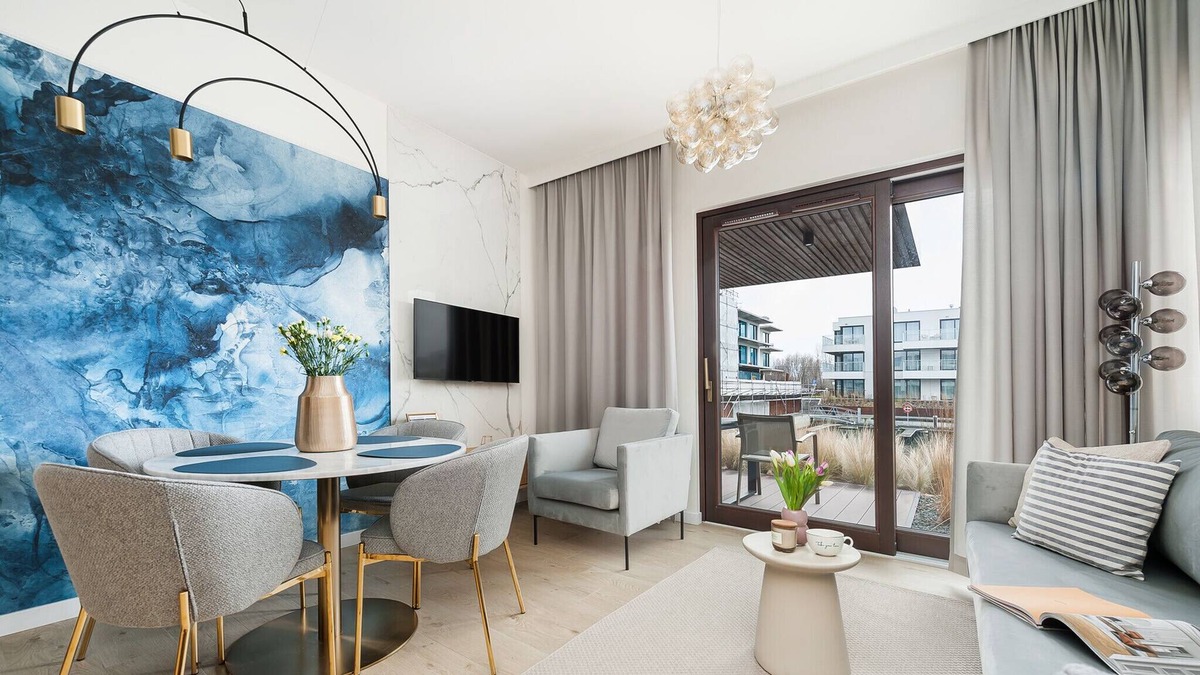 Orlinki Apartment | A unique stay in a modern seaside marina.