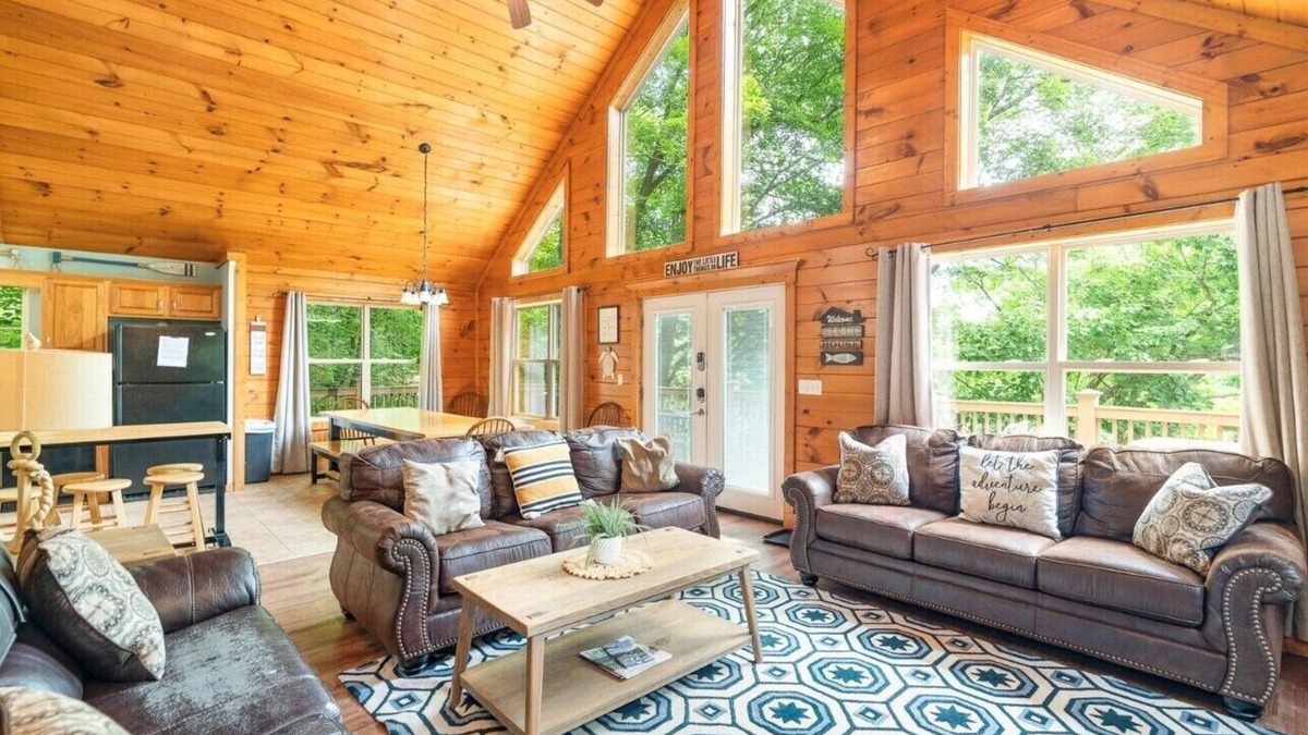 Lakeside Estates House | A WATERFRONT home with private dock on quiet cove, seconds to jumping bridge.