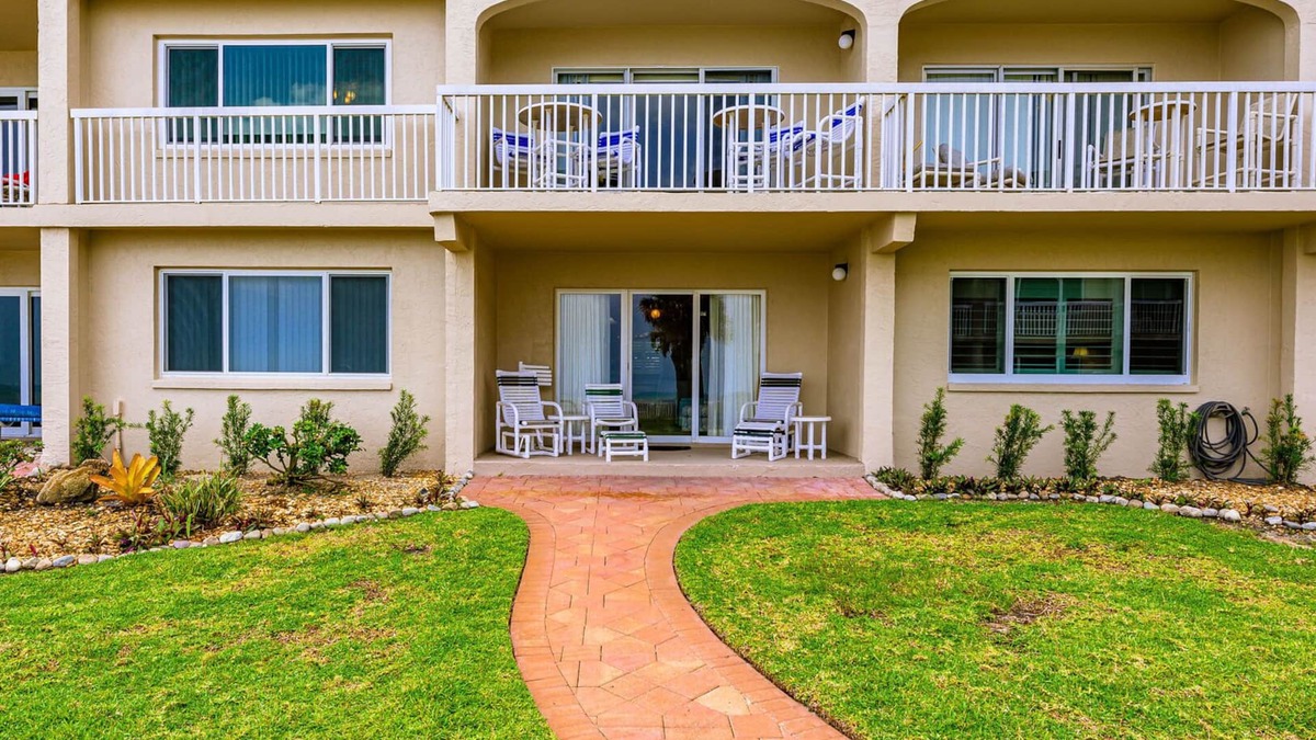 Boardwalk Condo | A106 Perfect 2-bedroom ocean view condo just off Flagler Ave!