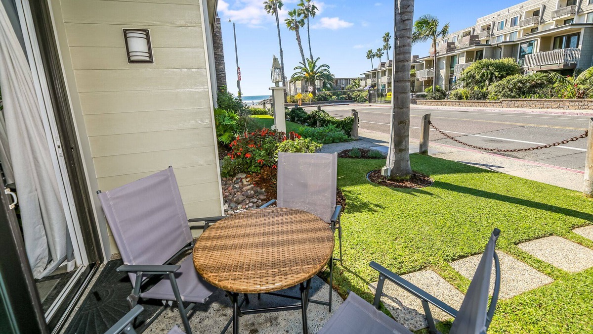 Oceanside Condo | A17 North Coast Village Amazing Beach Access! Just steps to the ocean!