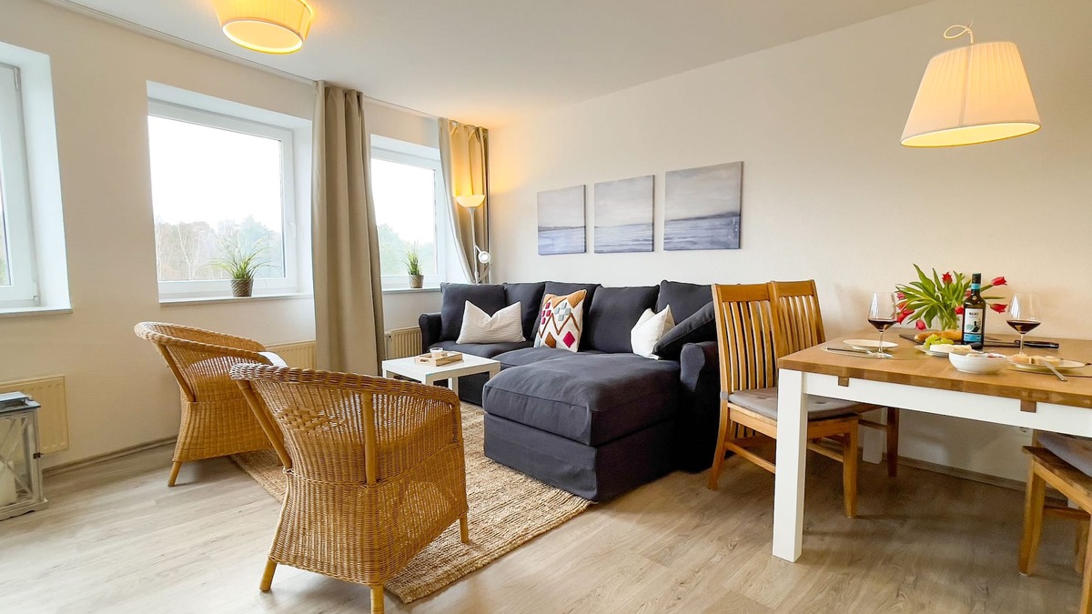 Sahlenburg Apartment | A4.2 - beautiful apartment, balcony with sea view, up to 4 persons