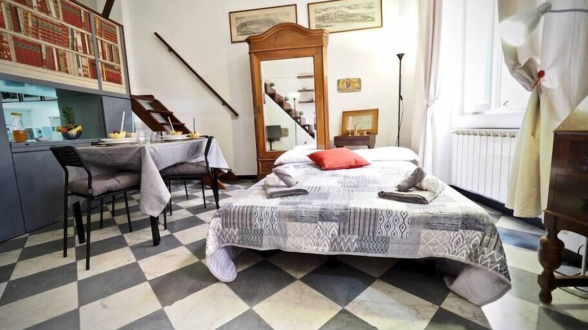 San Fruttuoso Apartment | ABODE OF THE CROSSBREDS (BRIGNOLE/FAIR) GENOVABNB.IT