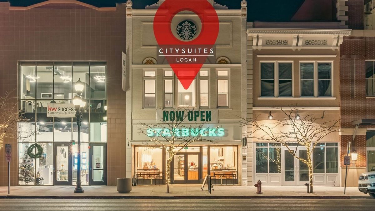 Logan Apartment | Above Starbucks in Downtown Logan ~ Fast Wifi ~ Free Netflixn