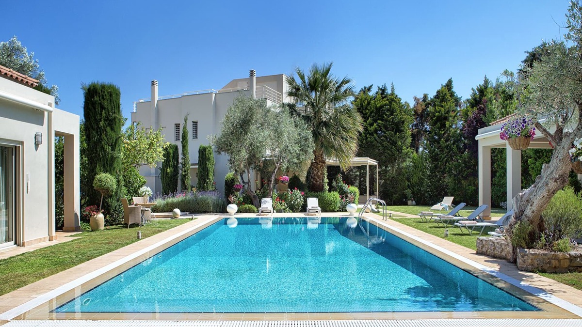 Chalcis Villa | Acanthus Villa-next to the beach- with sharing swimming pool