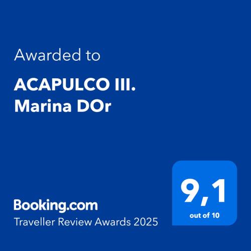Marina d'Or Apartment | ACAPULCO III. Marina DOr
