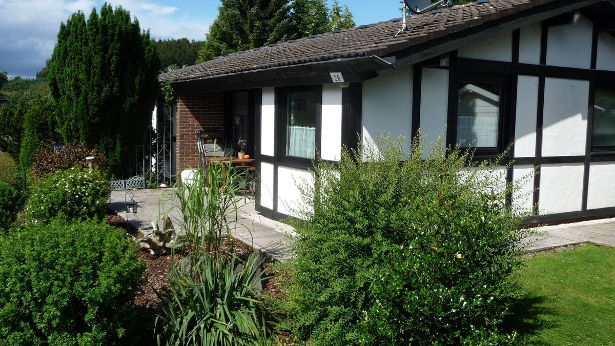 Feriendorf Hennesee House | Accommodation Ferienhaus am Hennesee Hiking with dog, fishing on Hennesee lake view