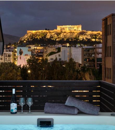 Kerameikos Apartment | Acropolis view Penthouse46 Jacuzzi Quality living