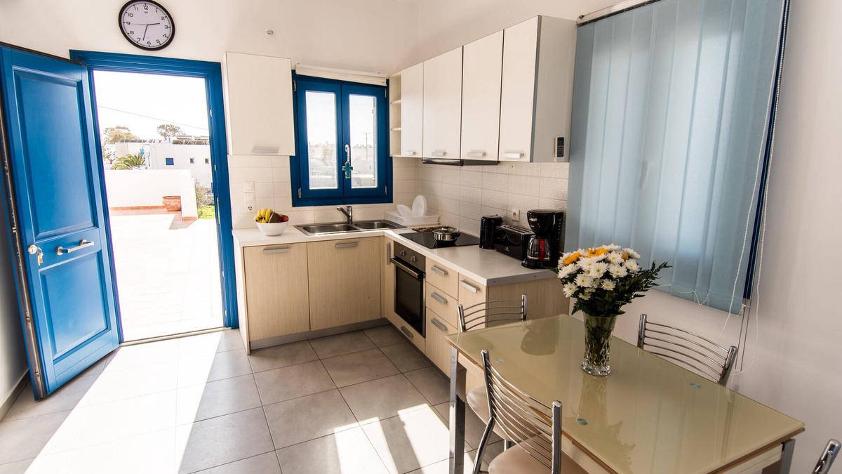 Perissa Apartment | Adelphi Apartments Two-Bedroom Apartment with Terrace Sleeps 5