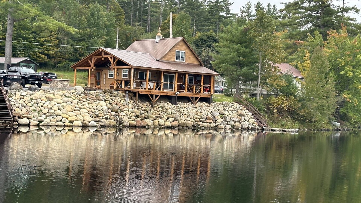 Wells House | Adirondack lakeside 4 season home on Lake Algonquin with new hot tub