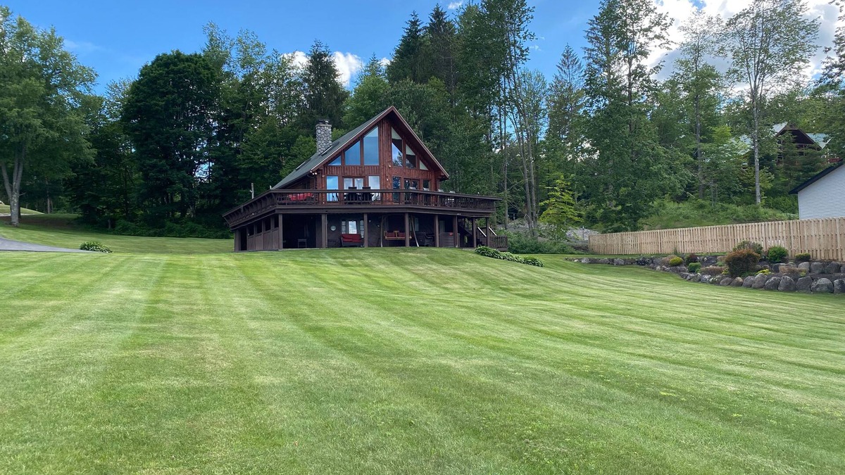 Cold Brook Cabin | Adirondack Lakeside Lodging, Wrap Around Deck, Panoramic Lakeviews, Beach Access