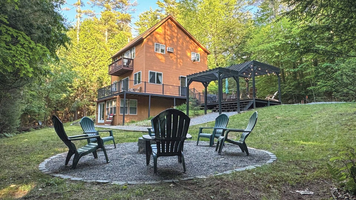 Chestertown House | Adirondack Oasis: Private Lake, Sauna, & Fire Pit