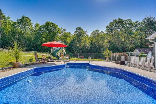 North Creek House | Adirondack Retreat with Heated Pool and Scenic Views!