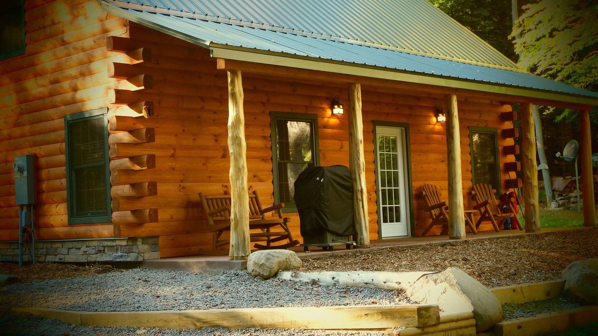 Glenfield Cabin | Adirondack Waterfalls Cabin on River/Spectacular View/Natural Swimming Pool.