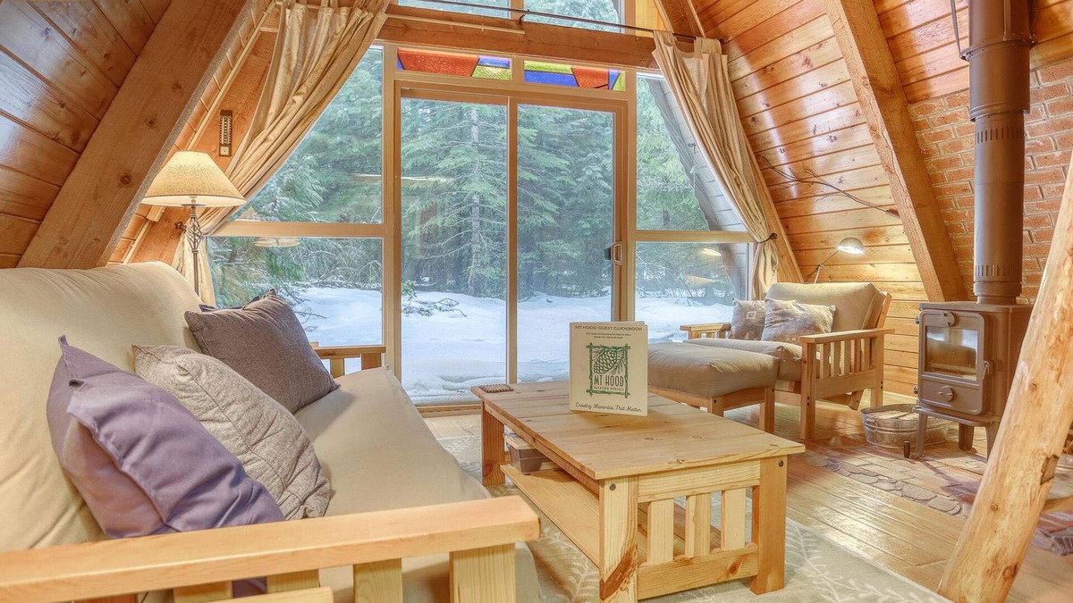 Rhododendron Cabin | Adorable A-Frame of Mind Retreat for quiet romantic getaways