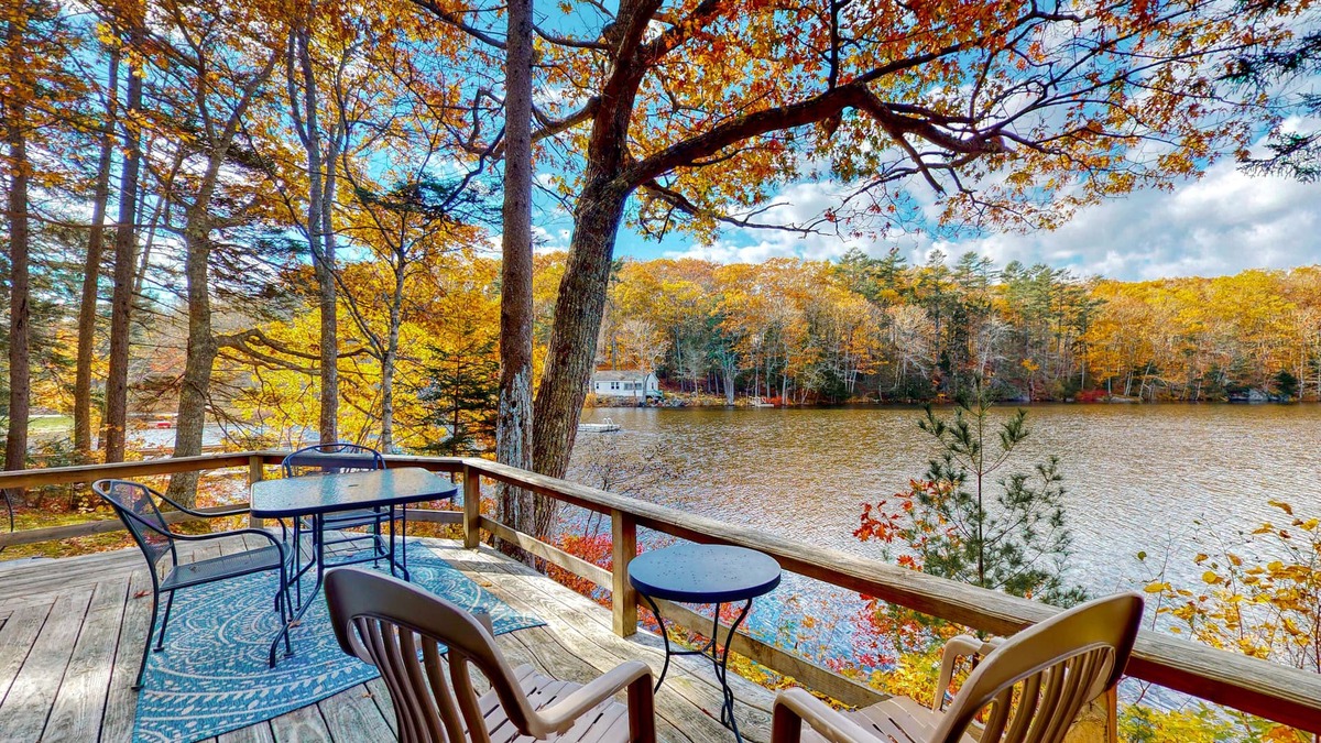 Boothbay Cabin | Adorable Lakefront Cottage with Free WiFi, Full Kitchen, Gas Grill, & Dock