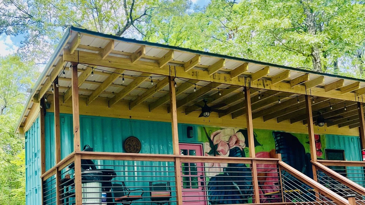 Marble Falls House | Adorable secluded Shipping Container near Bufffalo National River