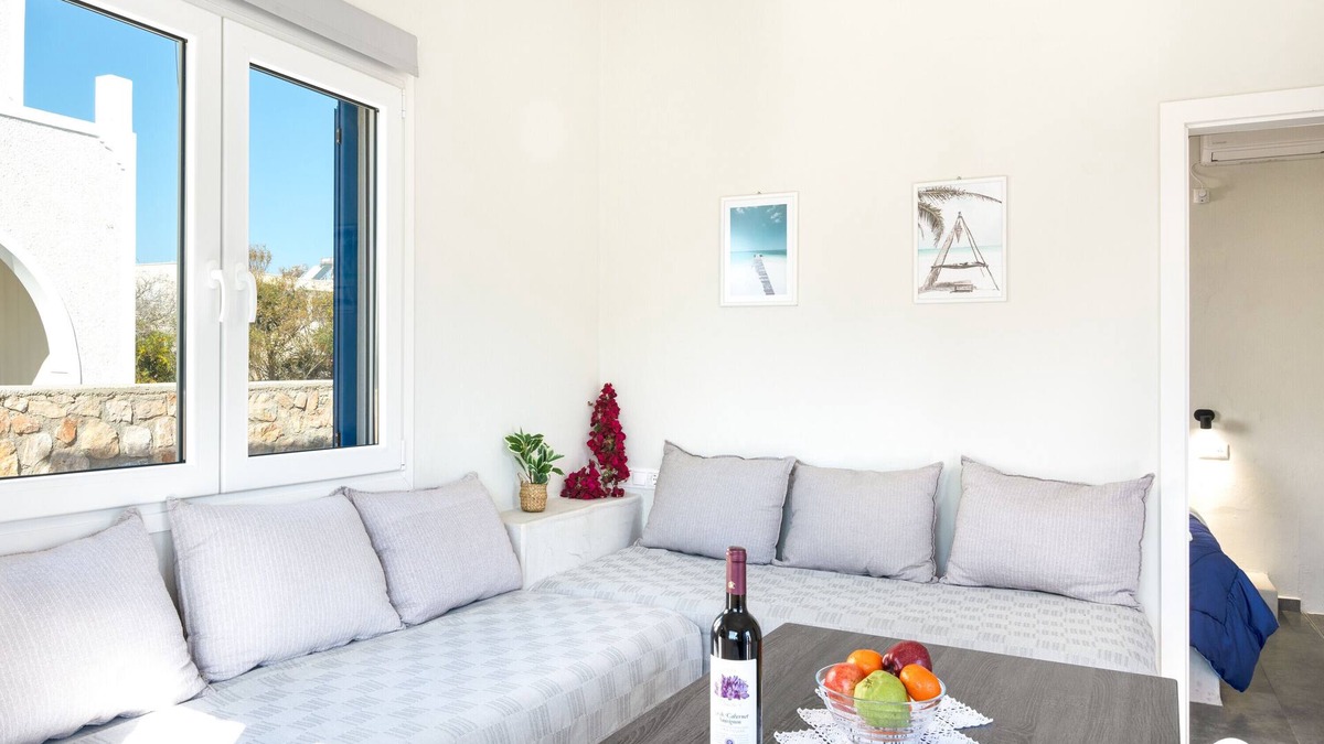 Perissa Apartment | Aegean Blue Santorini Perissa II near the beach with Private Terrace & Wi-Fi