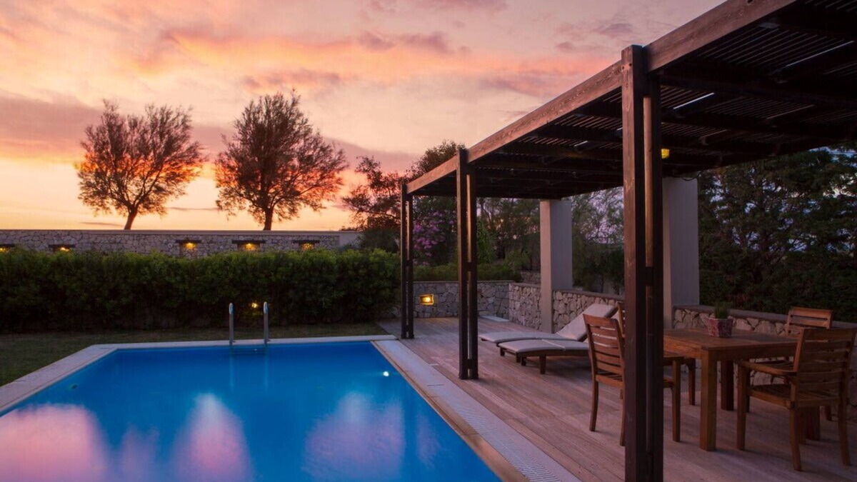 Agios Ioannis Villa | Aeriko-Gorgona Beachfront Villa with Stunning View and Private Pool