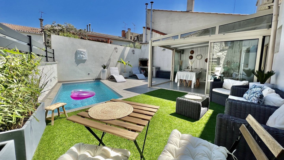 Saint-Laurent-d'Aigouze House | Agréable Maison Avec Piscine Chauffée Pour vos Vacances