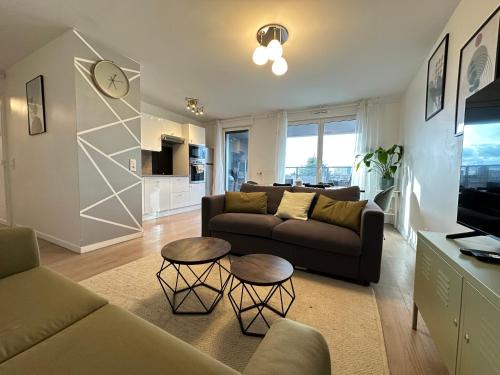 La Courneuve Apartment | Agréable 3 pièces avec Parking proche Gare et Paris by immo Kit bnb