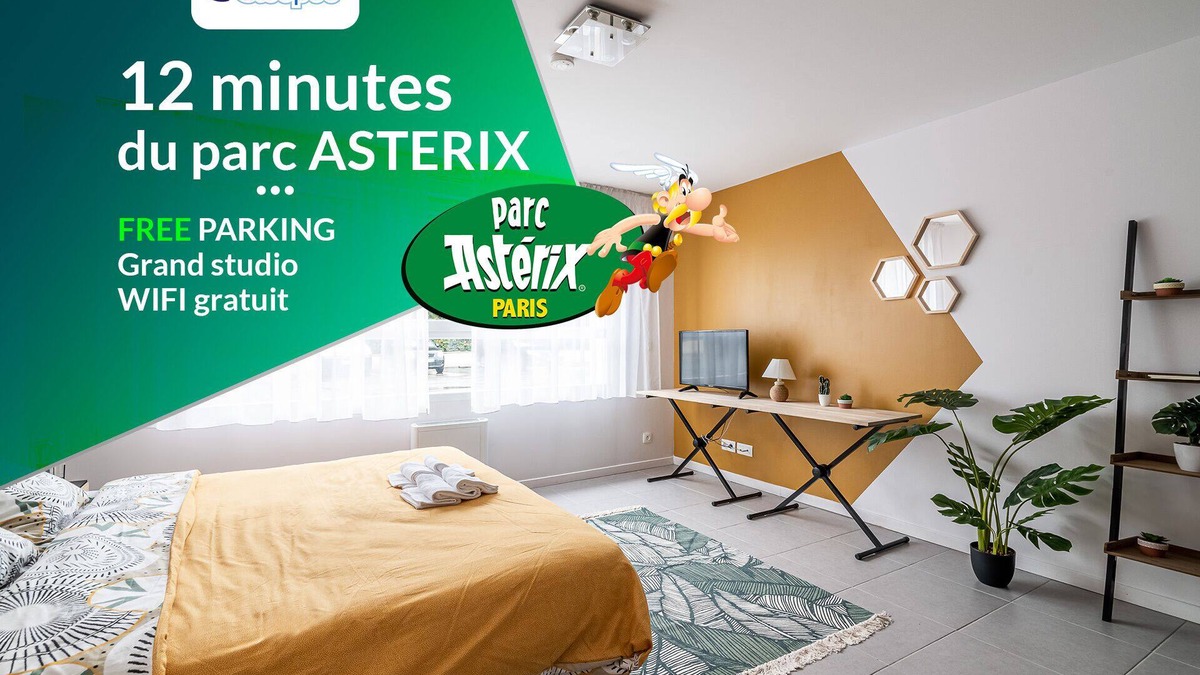 Moussy-le-Neuf Apartment | Airport CDG * FREE parking * Villepinte * Asterix