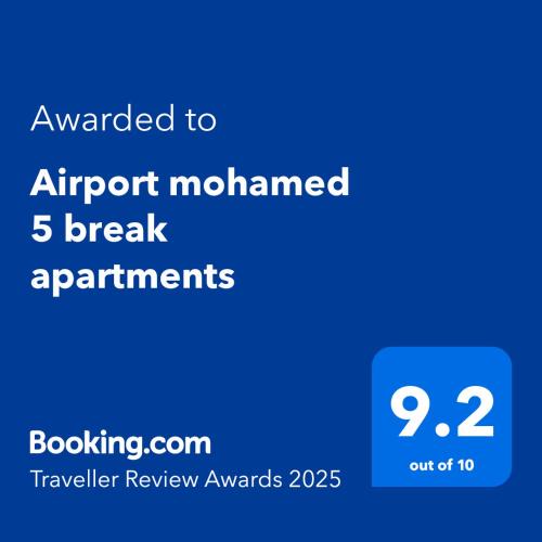Deroua Apartment | Airport mohamed 5 break apartments