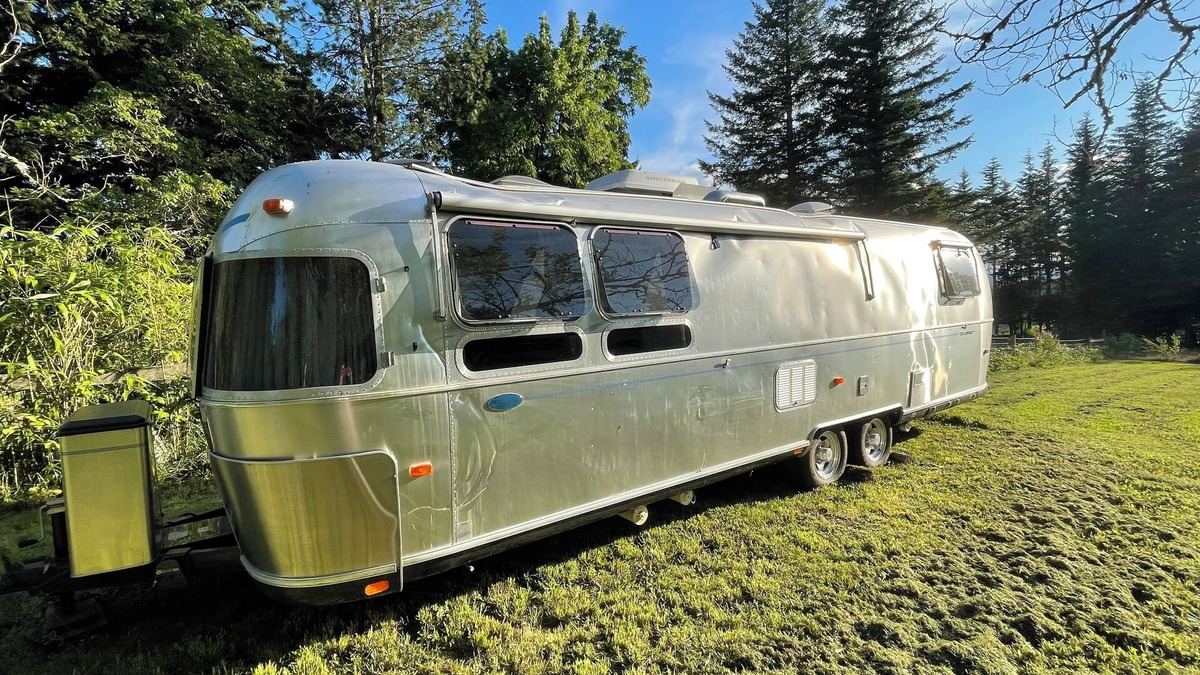 Troutdale RV Rental | Airstream on 3 acres in Gorge, Near Edgefield & Waterfalls