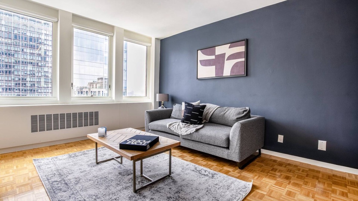 Prudential - St. Botolph Apartment | Airy Back Bay 1BR w/Gym, Doorman, W/D, nr. Copley Mall, by Blueground