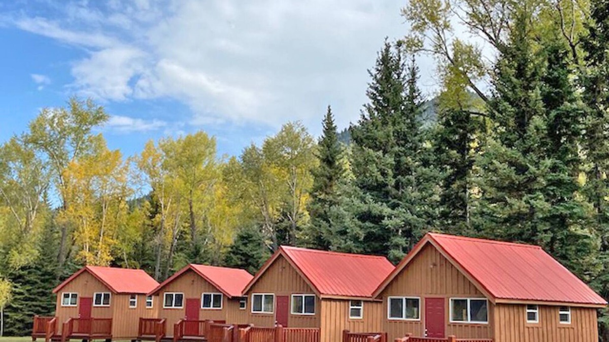 Alamosa Cabin | AIYM Camp Riverfront Cabin #2. In the Rio Grande National Forest, Alamosa Canyon