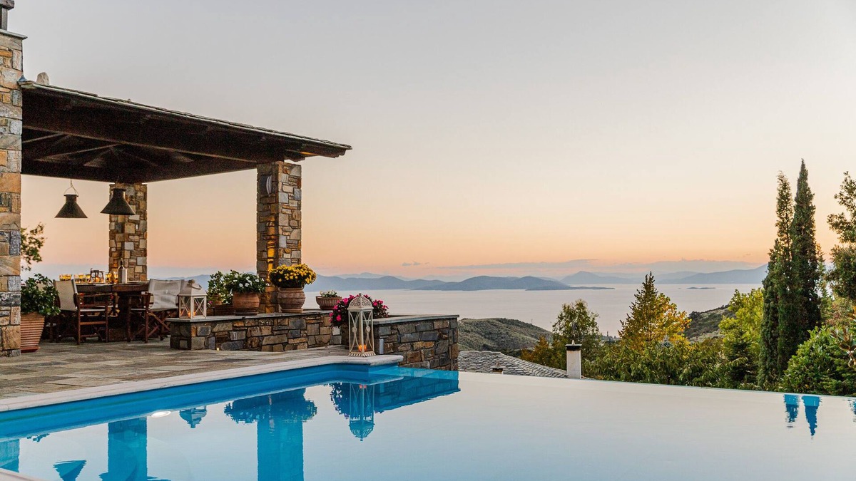 Milies Villa | Akrolithos Villa - Private Pool│Breathtaking View│Luxurious Comfort