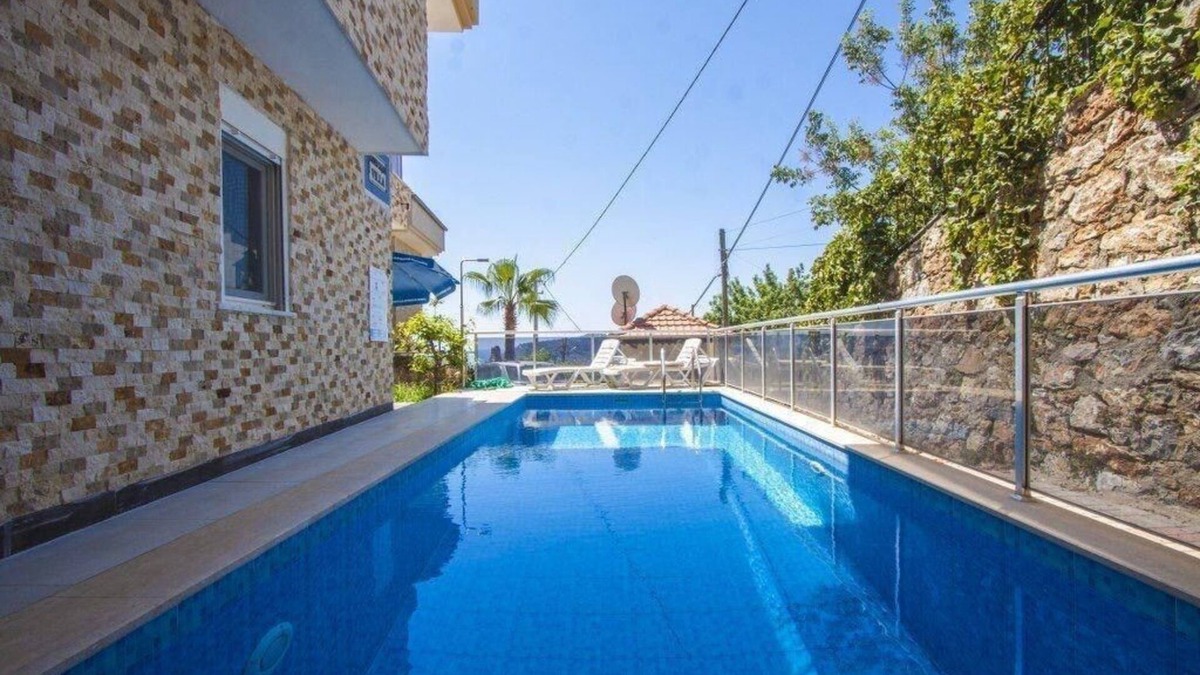 Tepe Villa | Alanya Independent Pool Villa - 4 Beds 4 Baths Sea & City View 1.5 km to Beach
